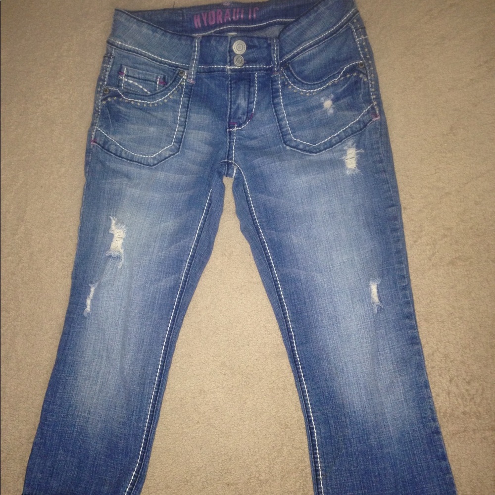 HYDRAULIC GIRL'S JEAN'S.  SIZE 7/8